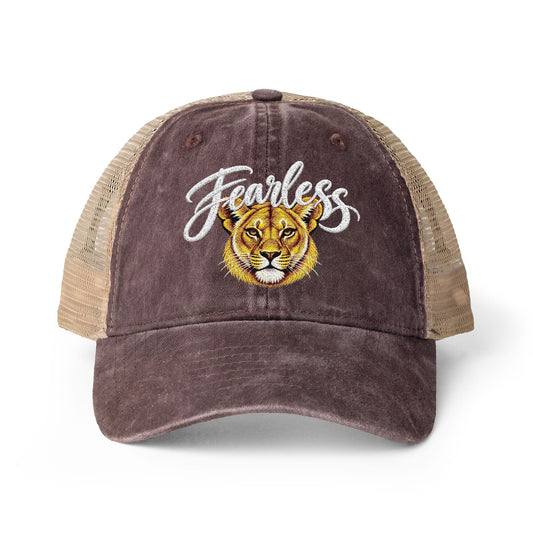 Fearless Lioness Trucker Hat