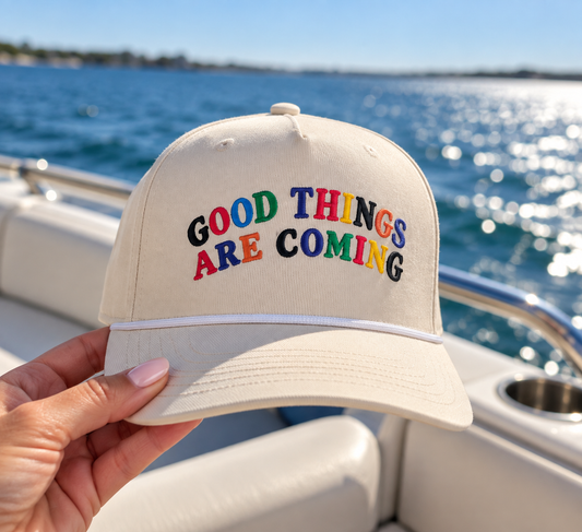 Good Things Are Coming Rope Cap
