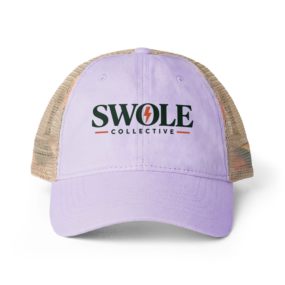 Swole Collective Women's Washed Mesh-Back Cap
