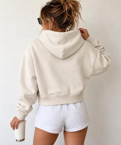 Professionally Unimpressed. | Women's Cropped Hoodie