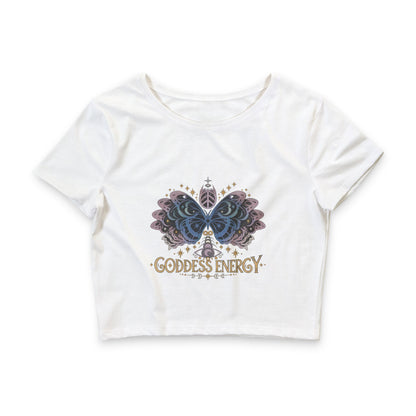Goddess Energy Butterfly Crop Tee | SWOLE Collective