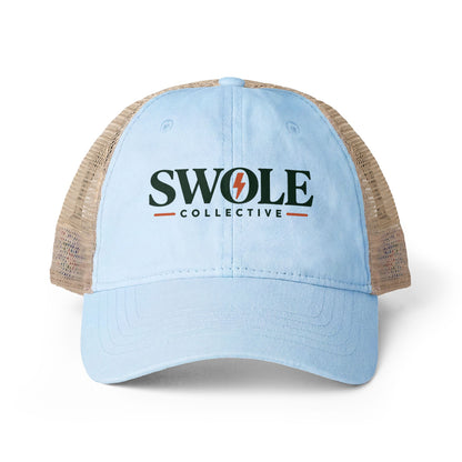 Swole Collective Women's Washed Mesh-Back Cap
