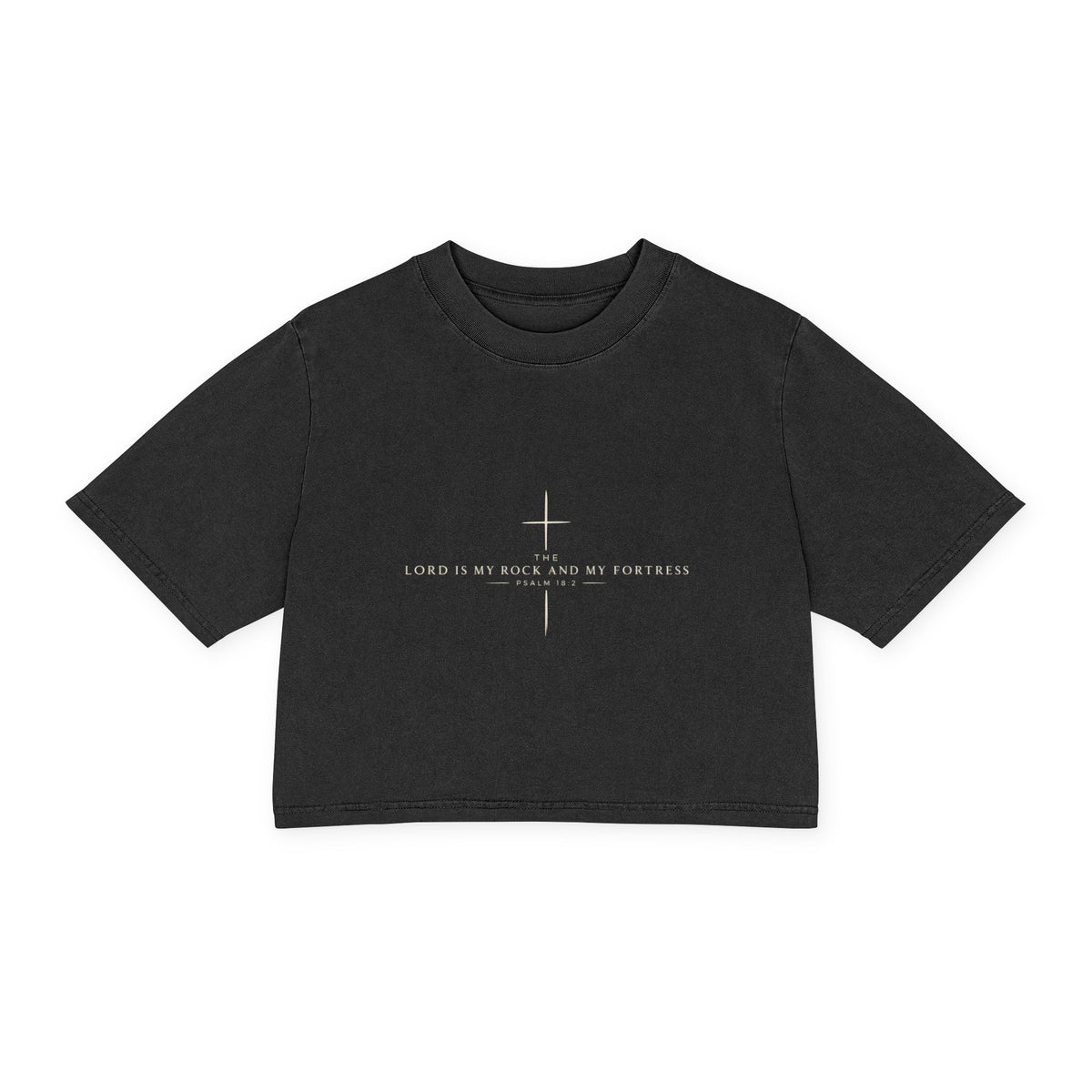SWOLE Psalms Collection Cropped Tee | Psalm 18:2