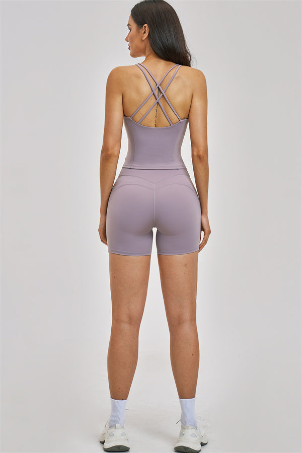 The Zenith Crop Top Shorts 2-Piece Set