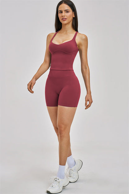 The Zenith Crop Top Shorts 2-Piece Set