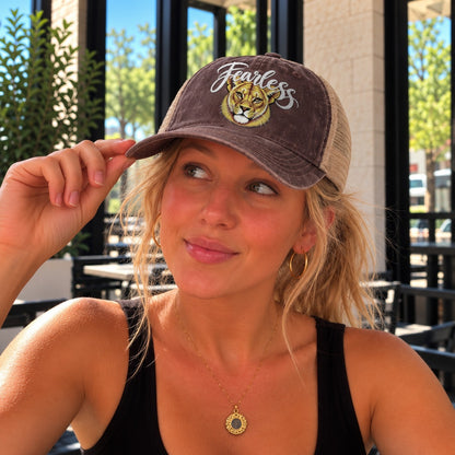 Fearless Lioness Trucker Hat