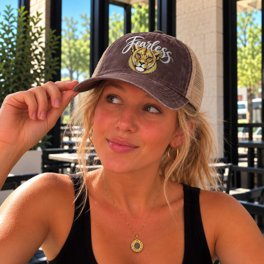 Fearless Lioness Trucker Hat