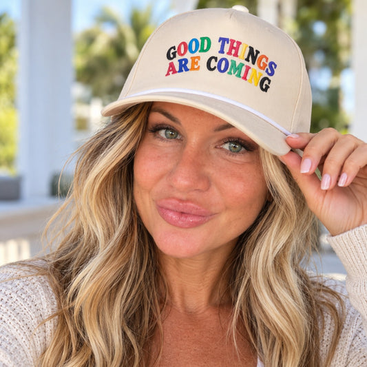 Good Things Are Coming Rope Cap
